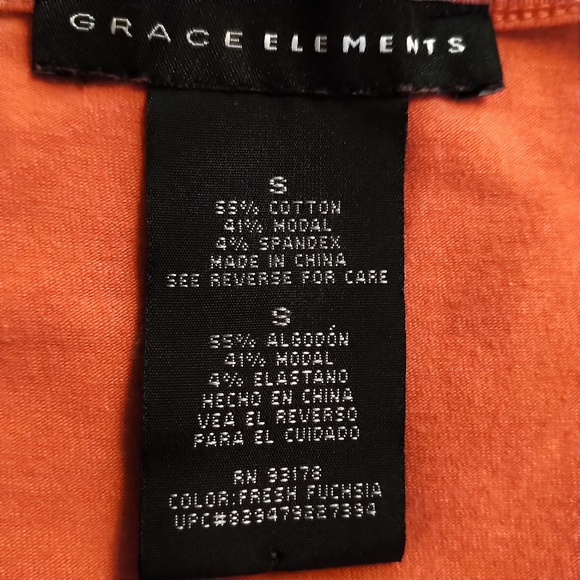 Ruffled Top by Grace Elements Like New S M - Picture 3 of 4